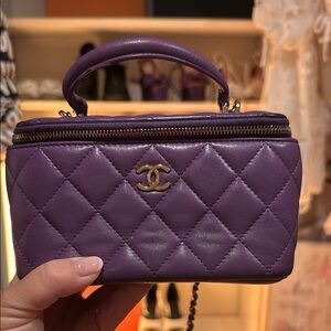 Chanel Purple Quilted Women's Bag